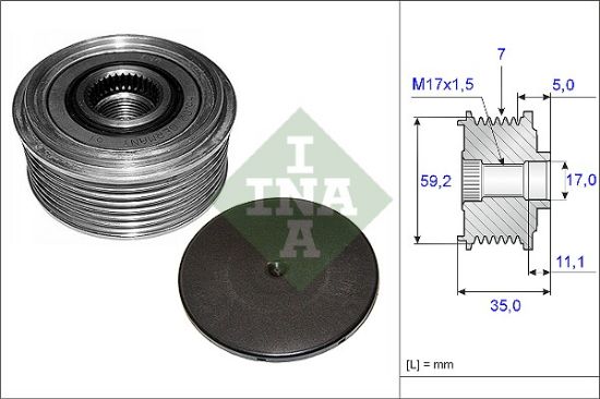 ALTERNATÖR KASNAĞI 535008710 TRANSİT V184 (01-07) 2.4 TDCİ | YC1U10A352BA