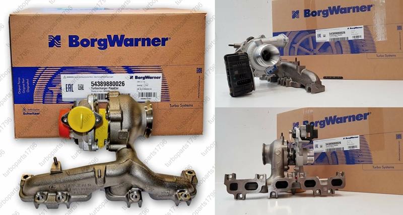 BORGWARNER TURBO MANİFOLDLU 54389880026 EGEA 1.6 MTJ (EURO6) | 55266228 46339846