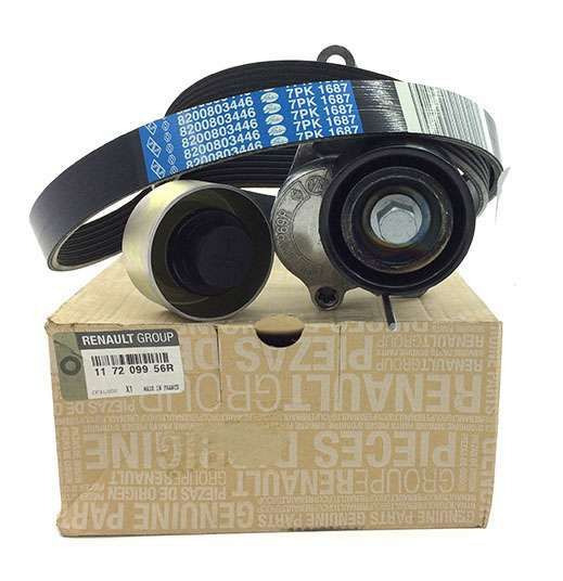 TRİGER SETİ 117209956R MASTER-III 2.3 DCI (10-) ( 7PK1687 KAYIŞ + DEMİR GERGİ ) | 117209956R