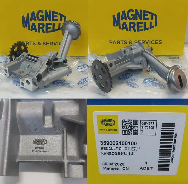 YAĞ POMPASI 359002100100 R19 CLIO 1.4 E6J E7J E7F EKSPRES | 7701669300