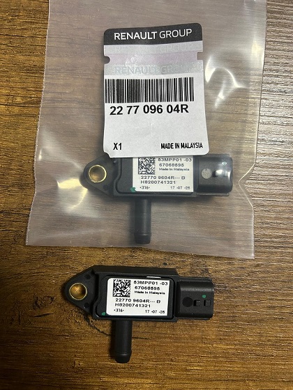 MAP SENSÖRÜ 227709604R KANGO 1.5DCI K9K MEGANE FLUENCE LOGAN DUSTER DOKKER LODGY | 227709604R 8200741321 20815890