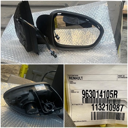 AYNA SAĞ 963014105R TALIANT SANDERO III JOGGER ELEKTRİKLİ (KAPAKSIZ) | 963014105R