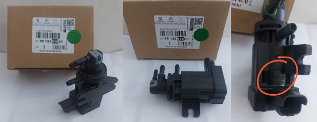 EGR ELEKTROVANA 9813483580 P207 P208 P3008 P308 P407 P508 P5008 DS3 1.4 SCUDO FIESTA-VI | 9813483580