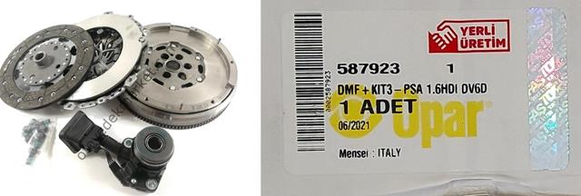 VOLANTLI DEB 4'LÜ SET 587923 P3008 P308 P5008 1.6HDI 07-16 | 587923