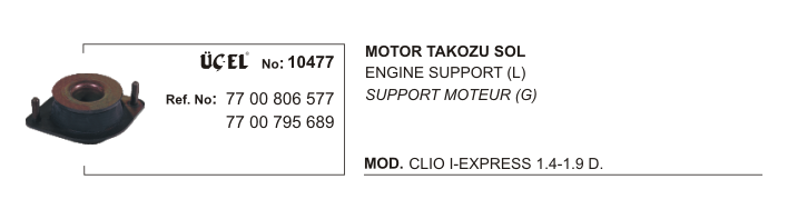 ŞANZUMAN TAKOZU 10477 CLIO-I EKSPRES