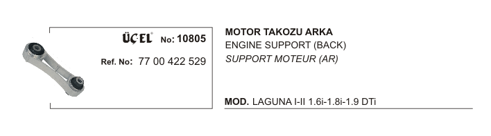 MOTOR TAKOZU ARKA 10805 LAGUNA-I-II 7700422529 | 7700422529