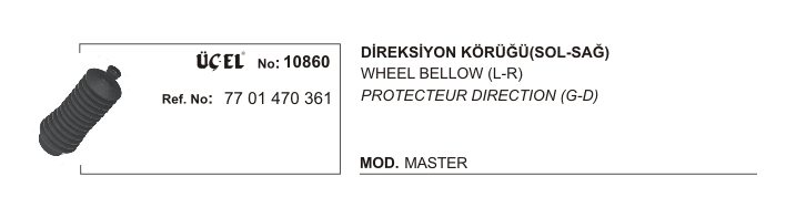 DİREKSİYON KÖRÜĞÜ 10860 MASTER 7701470361 | 7701470361