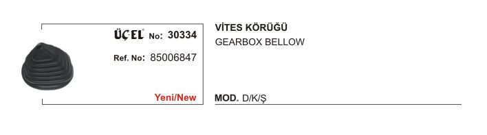 VİTES KÖRÜĞÜ 30334 DKS